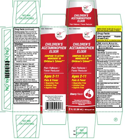 Children Acetaminophen Elixir (Cherry)